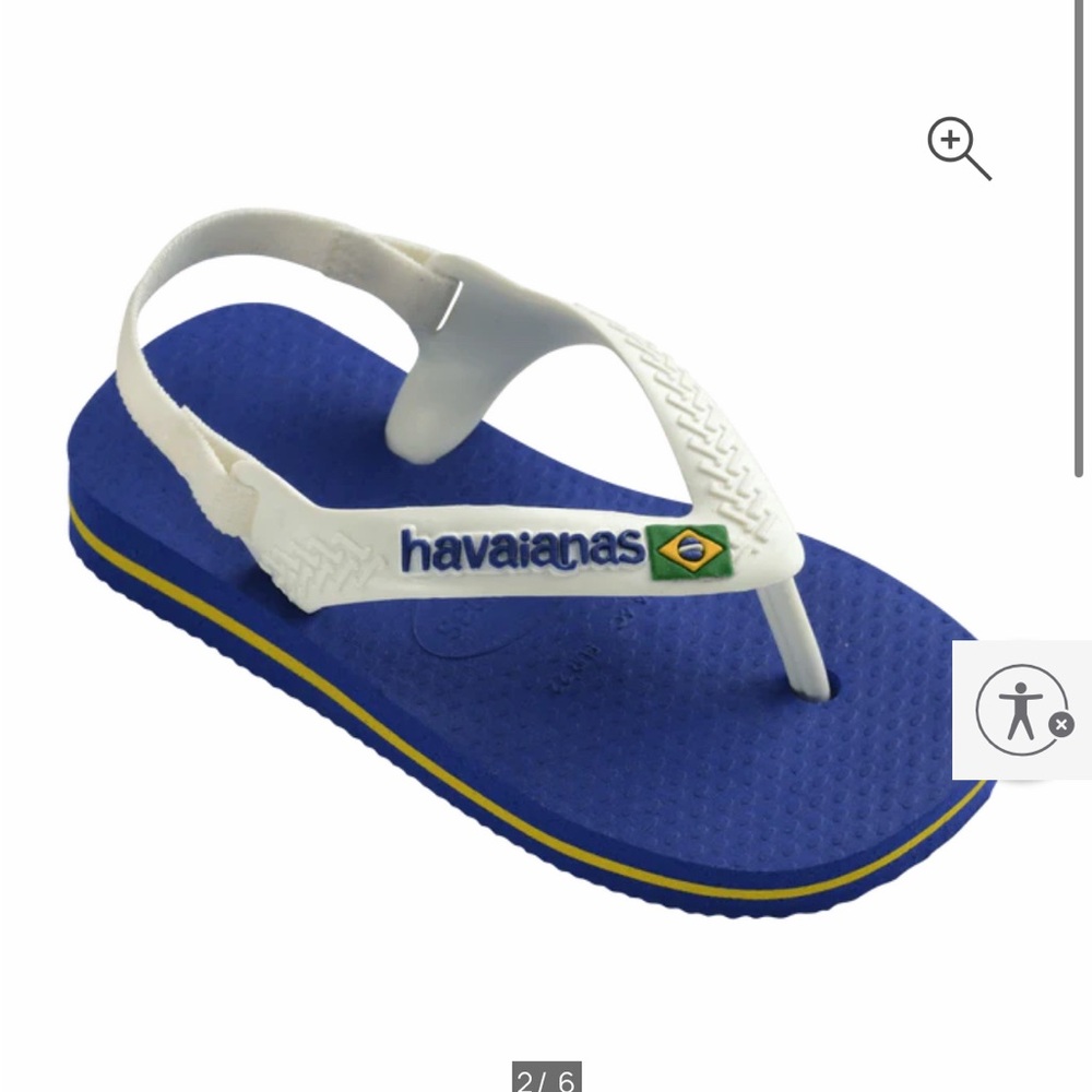 Havianas Brazil Kids Flip flops - US size 7